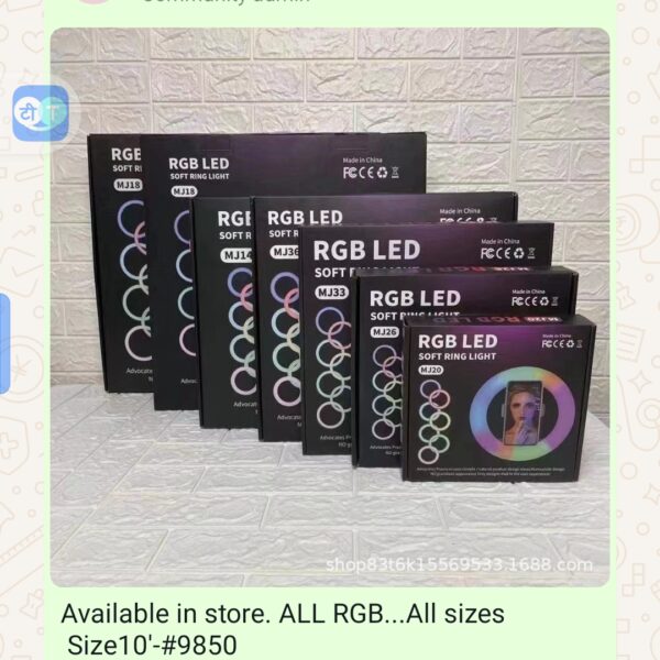 LA- RGB RING LIGHT
