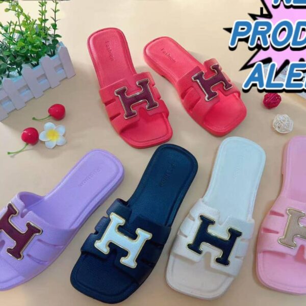 OG- HERMES RUBBER SLIPPERS
