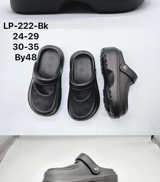 OG-  ALL BLACK SANDAL CROCS